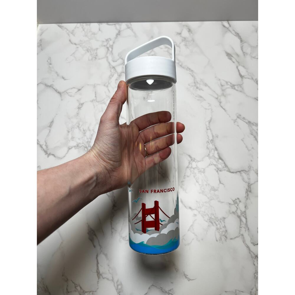 Starbucks 18.5 fl oz Glass Bottle San Fran You Are Here Collection